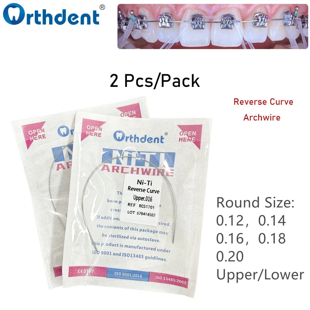 

1 Pack Dental Reserve Curve Archwire Super Elastic Round Orthodontic Arch Wires Ovoid Form Tooth Correction Dentistry Material
