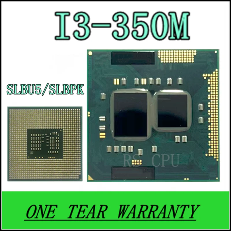 

I3-350M I3 350M SLBU5 SLBPK 2.2 GHz Prosesor Quad-Thread Dual-Core 3M 35W Soket G1/RPGA988A