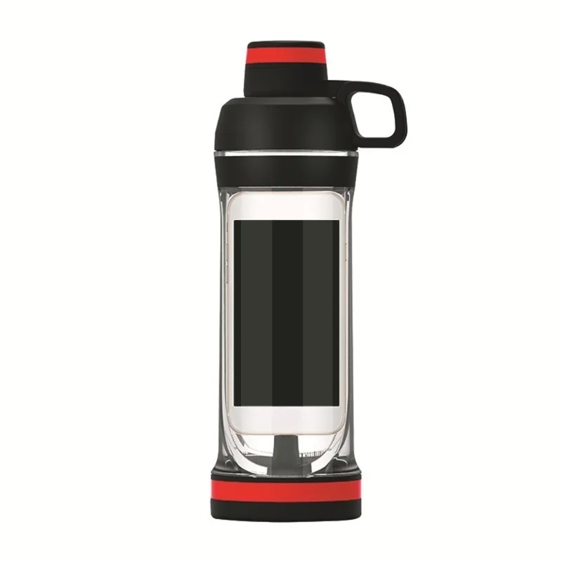 

400ml Water Bottle with Hiding Phone Pocket Secret Pill Organizer Water Bottle