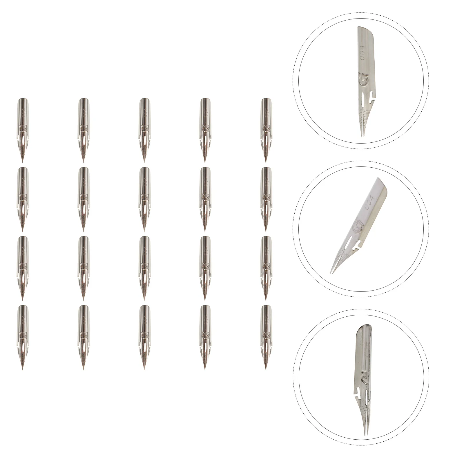 

Перьевые наконечники для каллиграфии из нержавеющей стали, 20 шт.