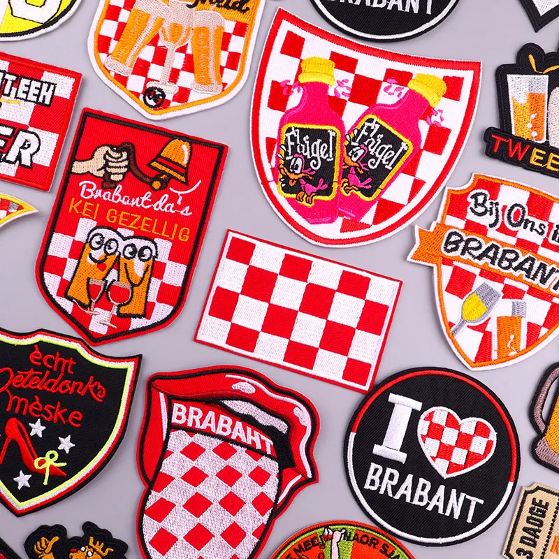 Holandlands Oeteldonk Kruikenstad Brabant Carnival железные нашивки для одежды City ​ Фестивальные значки
