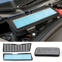 for tesla model 3 2022 car intake air filter model 3 air flow vent cover trim dust anti blocking prevention intake cover