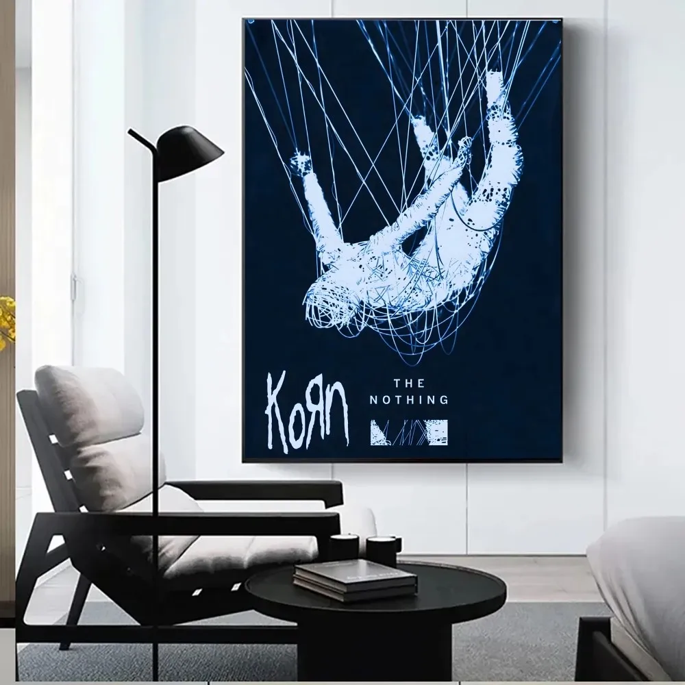 Музыкальный постер K-korn-Rock Band плакаты из крафт-бумаги винтажный настенная