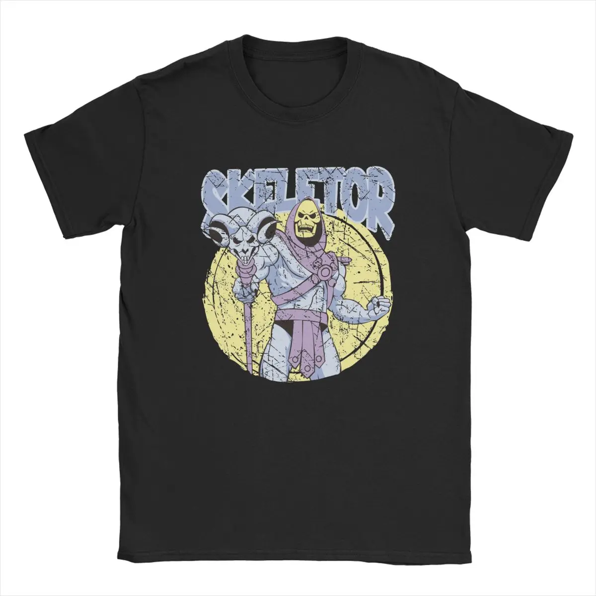 

Men's Skeletor He-Man Masters Of The Universe T Shirts 100% Cotton Clothes Novelty Short Sleeve O Neck Tees Plus Size T-Shirts