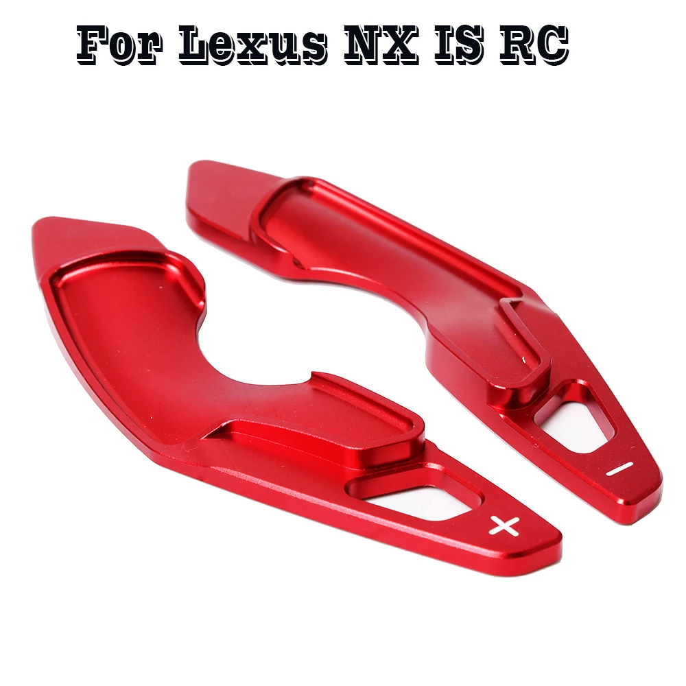 

2PC Steering Wheel Shift Paddles Shifters Kit For NX IS RC For Lexus NX200T IS200T 300H Aluminum Paddle Shifters