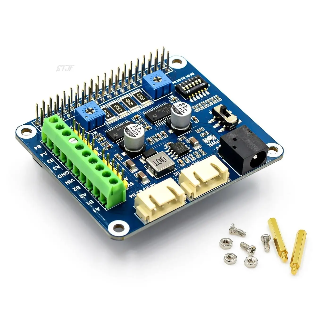 Для Raspberry Pi 3 4 4B 3B 2-канальный DRV8825 драйвер шагового двигателя коммутационная плата
