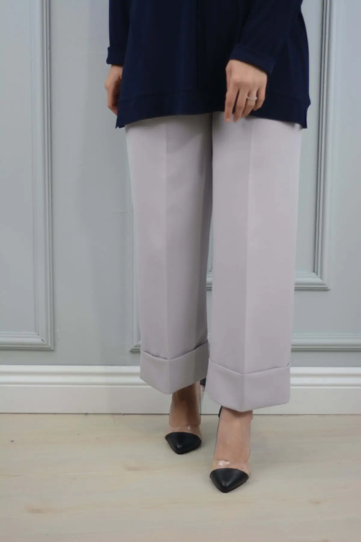 

Articulated Wheel Double Leg Trouser Women's Islamic Clothing Pants