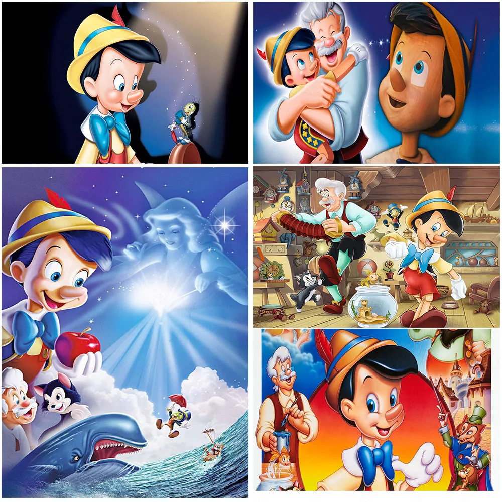 Фон для фотографий Пиноккио мальчиков декор вечеринки в честь Дня Рождения милая