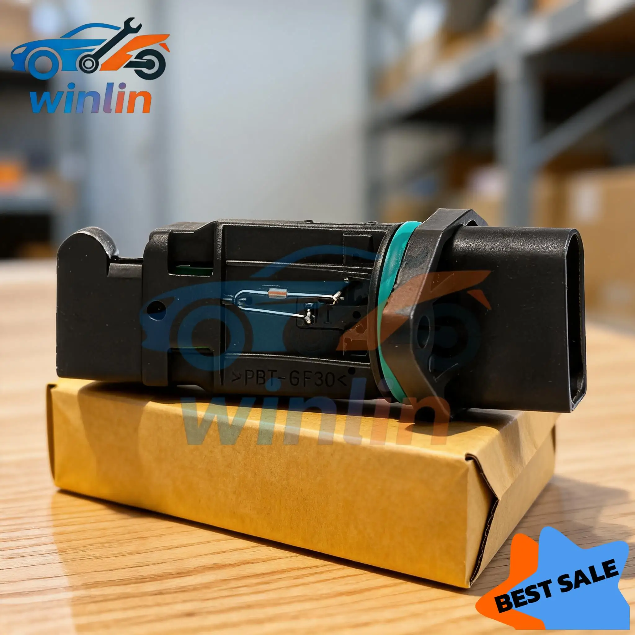 Фото Датчик массового расхода воздуха (MAF) OEM 0281002757 0280217121 95VW12B529BB 0280217122 0986280202 06A906461X 038906461C для Audi/Skoda/Seat/Ford №1