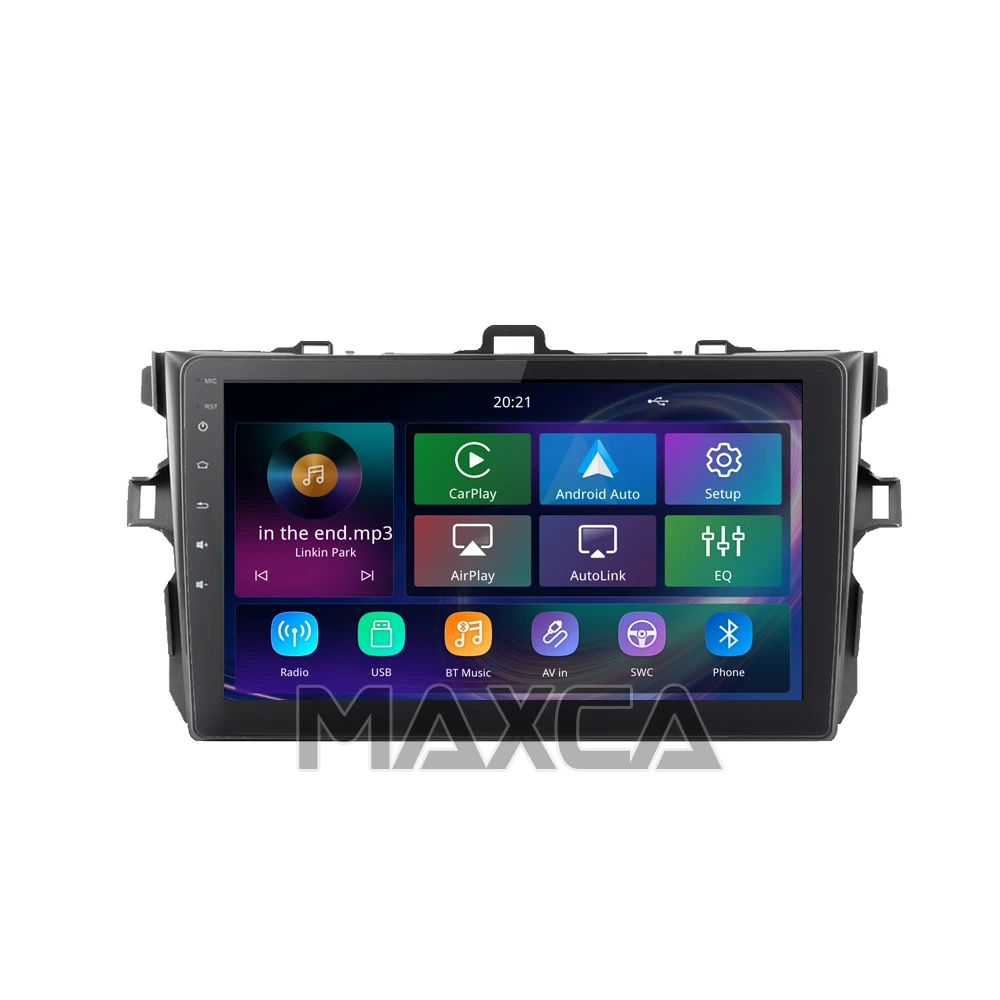 MAXCA 9-дюймовый 2 din беспроводной Carplay Android авто радио для Toyota Corolla OEM подходит