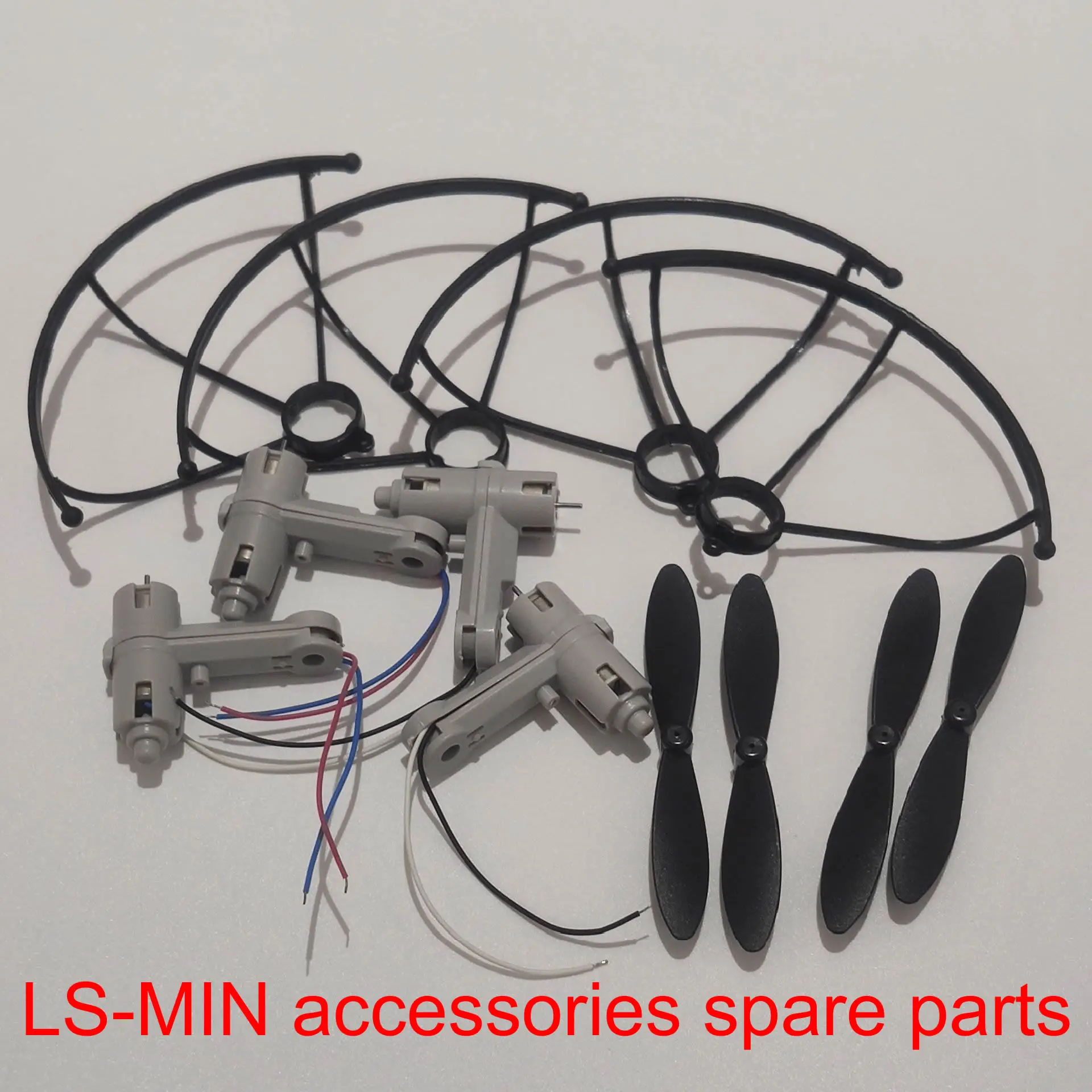 Запасные части для мини-дрона LS-MIN рычаг двигателя/лопастной пропеллер/защитная