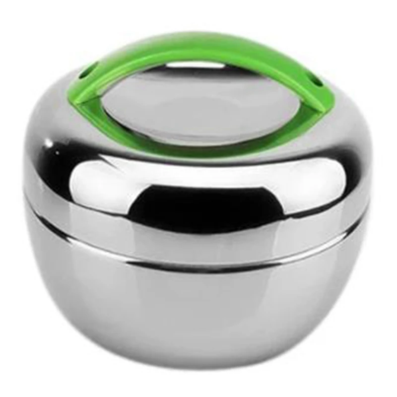 

800Ml Mini Stainless Steel Double Layer Round Bento Box Food Container Lunch Box For Kids Kitchen Food Box