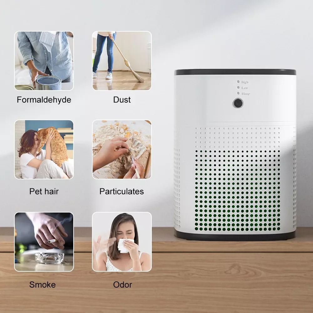 

NEW2023 OUNEDA HY1800 Air Purifier For Home Protable True H13 HEPA & Carbon Filters Efficient purifying air cleaner Aroma Di