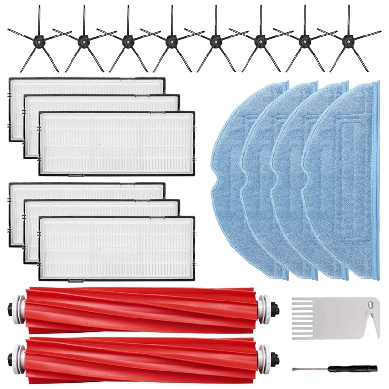 

Replacement Parts Main Brush Side Brush HEPA Filter For Roborock S7 S7 Maxv T7S G10 Vacuum Cleaner Accessories