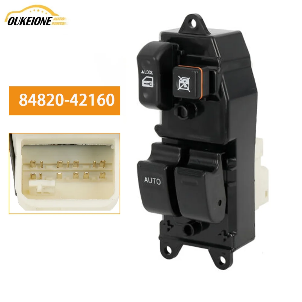 

Переключатель Стеклоподъемника LHD 84820-42160 для Toyota RAV4 RAV 4 2000 2001 2002 2003 2004 2005 84820-26171