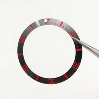 redblue 38mm watch bezel ceramic beveled edge watch insert ring watch case modified part accessories