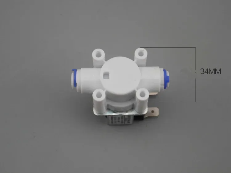 Электрический пластиковый электромагнитный клапан 12 В нормальное закрытие