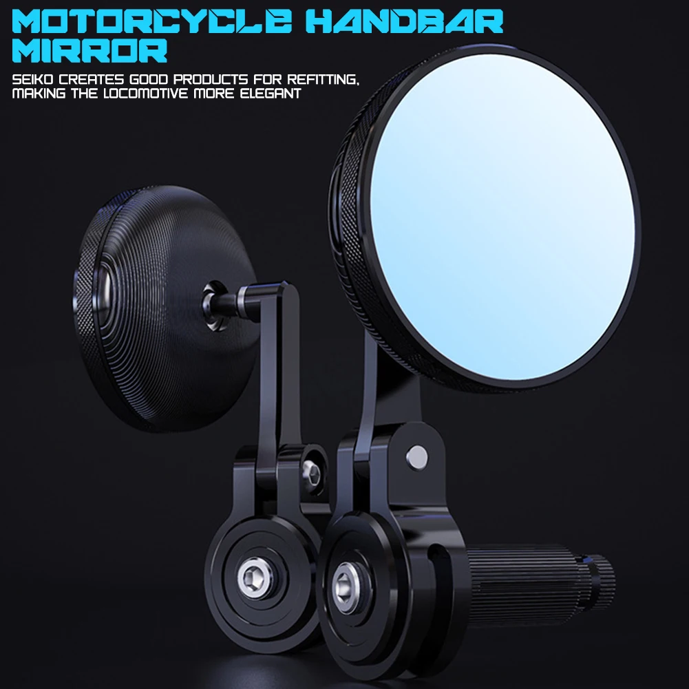 Универсальные мотоциклетные зеркала заднего вида с ЧПУ 3 дюйма 7/8 2 шт. боковое