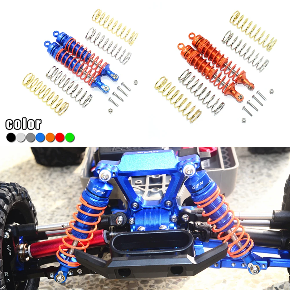 

GPM TRAXXAS 1/10 SLASH 4X4 RUSTLER 67076-4 HOSS 90076-4 Short-course Truck Metal Aluminum alloy 87 Front shock absorber #5862