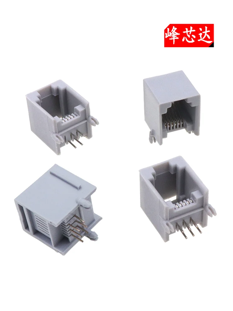 10 шт. модульные телефонные разъемы RJ12 6P6C RJ11