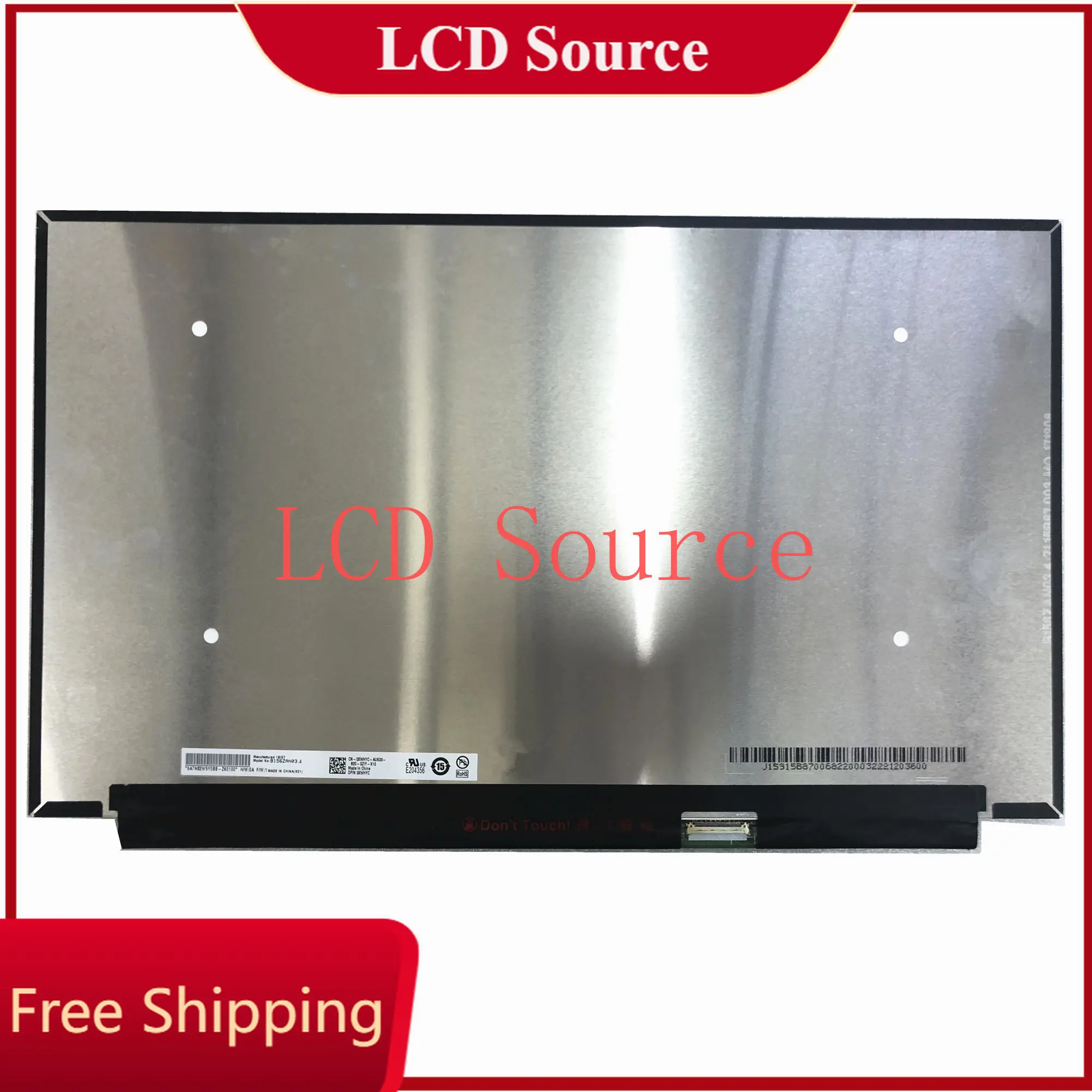 

B156ZAN03.4 15,6 дюймов 3840*2160 EDP 40 pinsuhd IPS панель 100% Adobe RGB ЖК-экран