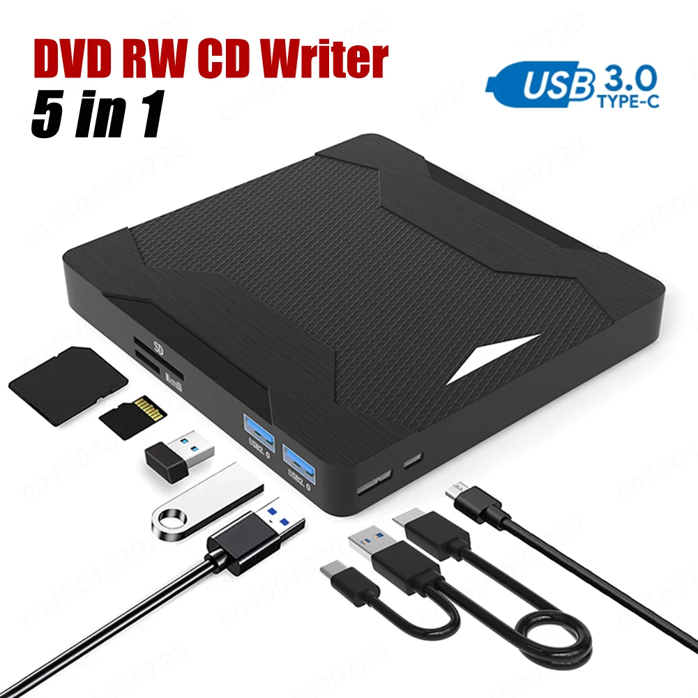 Tf Sd Optical Drive Cd Dvd Rom Writer For Pc Laptop