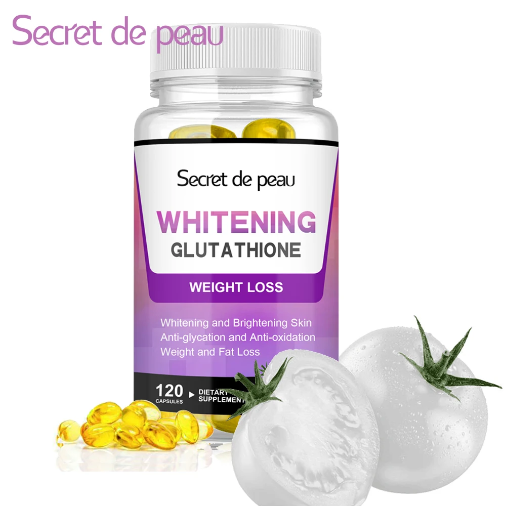

SDP Glutathione Whitening Capsules Skin Detox Anti-oxidation Inhibit Melanin Weight Loss Capsules Grape Seed Extract Whitening