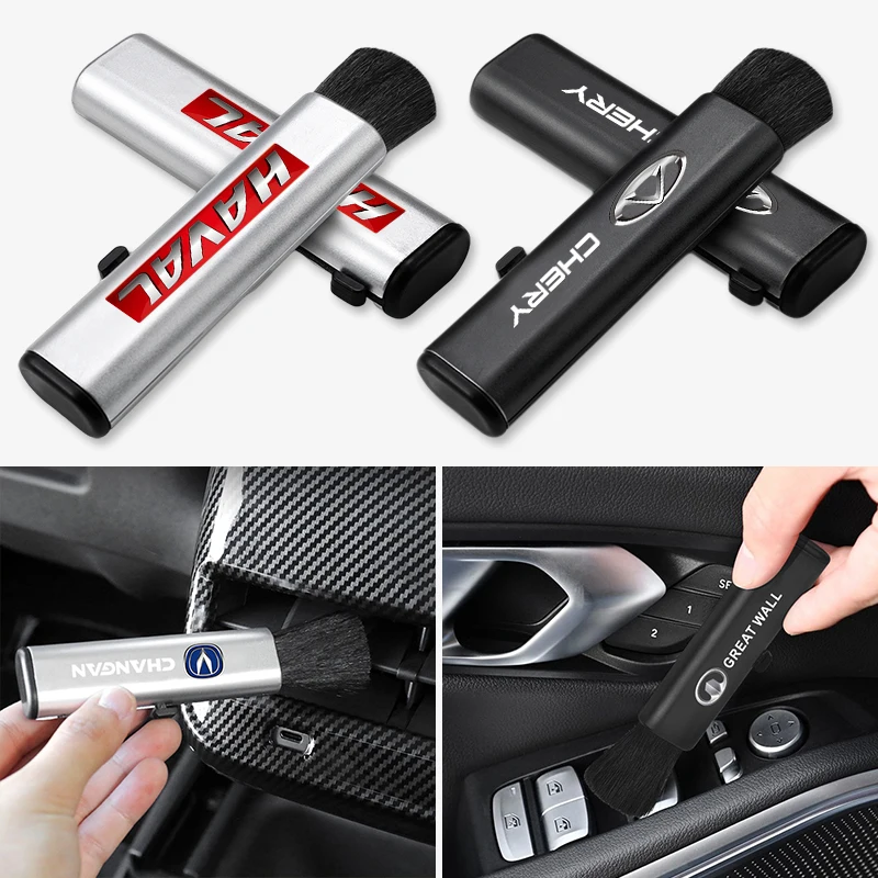 

Car Interior Retractable Cleaning Small Brush Dust Tools for MG 3 5 6 7 GT GS Hector HS ZS ZX EZS EHS 3SW MG3X Cross Accessories