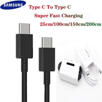 original samsung s21 fe s20 fe 25w cable surper fast charge type c to type c pd pps quick charging for galaxy a31 a51 a71 a91