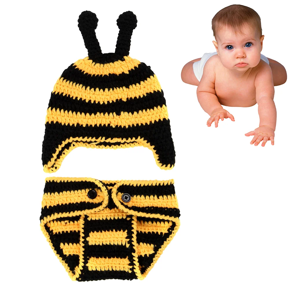 

1 Set Creative Adorable Cartoon Animal Newborn Costume Outfits Newborn Photography Clothing