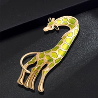 fashion alloy drip giraffe brooch ladies clothing pin accessories suit accessories corsage
