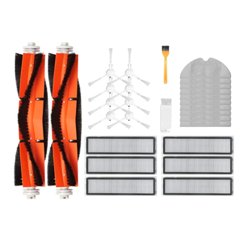 

For Dreame Bot L10 Pro Robotic Vacuum Cleaner Replace Parts Kits Main Brush Side Brush Filters Mop Rag