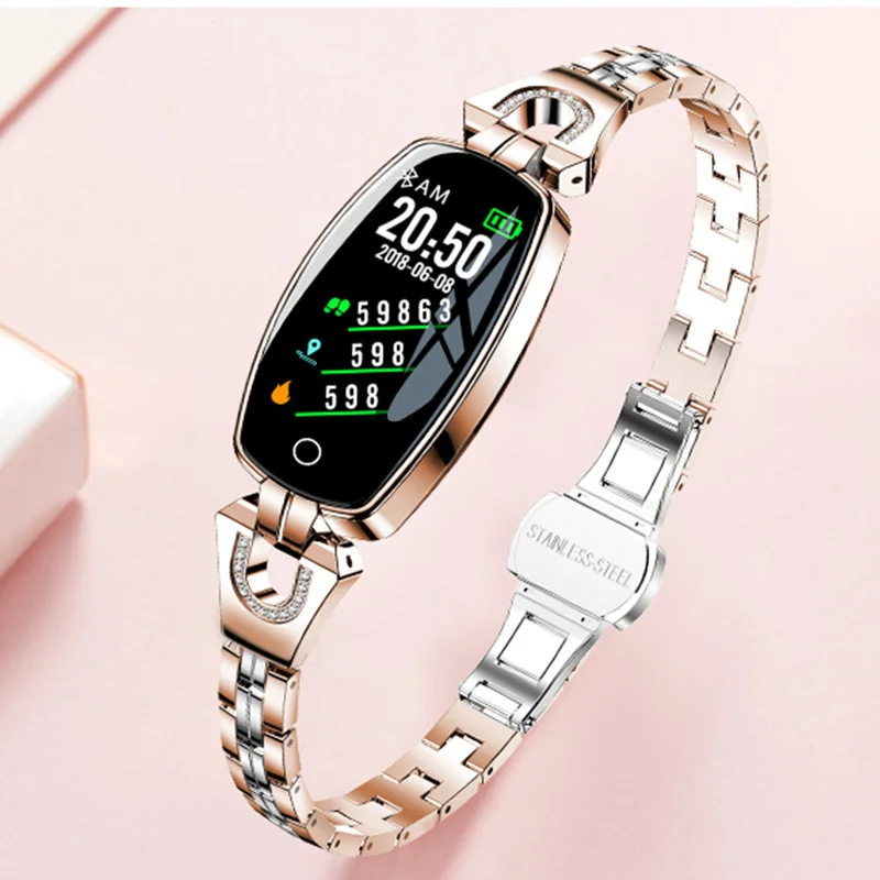 

New Female Smart Band Women Sport Bracelet Heart Rate Tracker Monitor Blood Pressure Smart Watches for Iphone android IOS Best