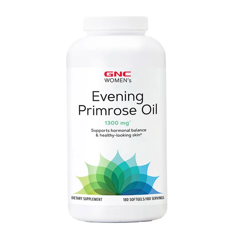 

Free Shipping Women's Evening Primrose Oil 1300 mg 180 softgels