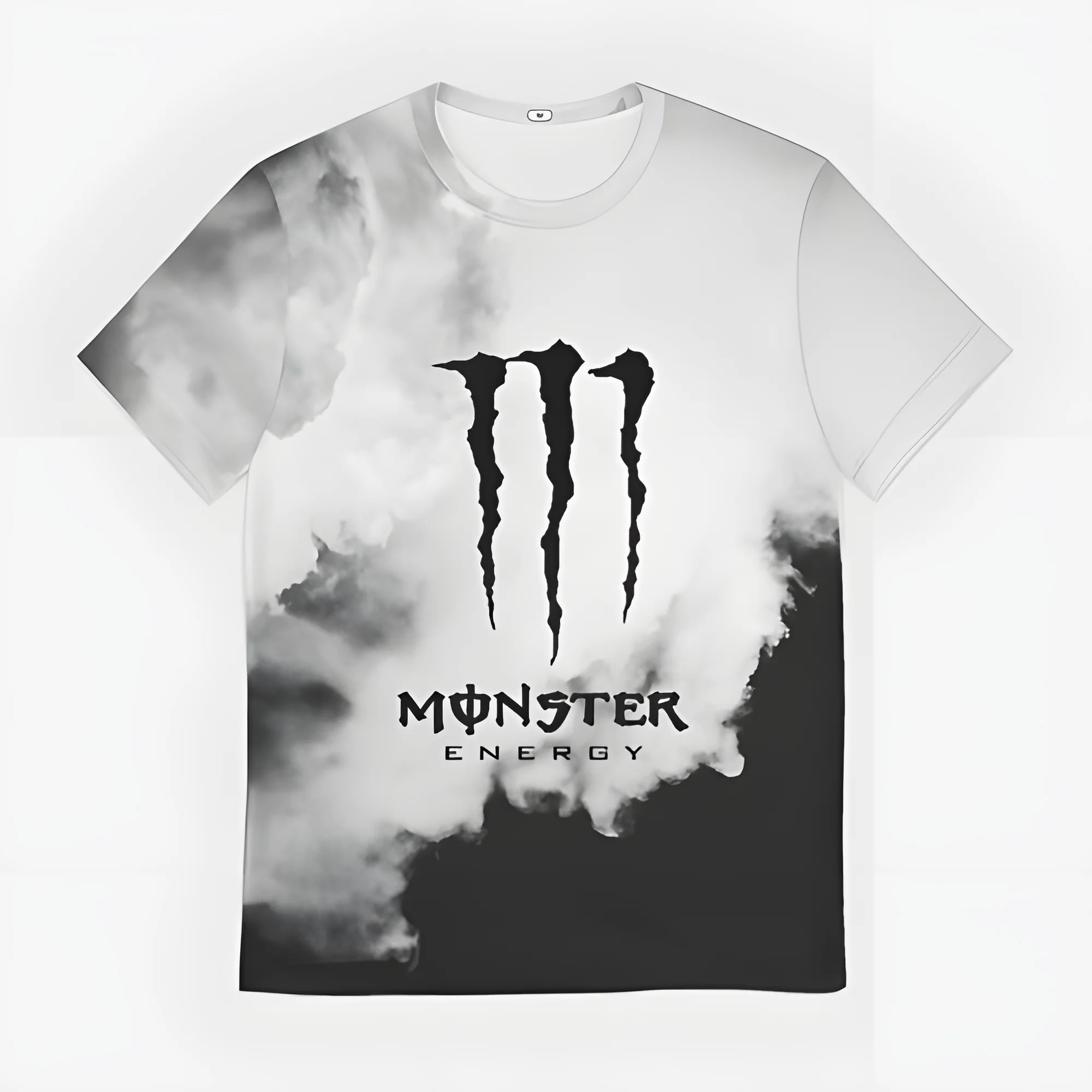 Фото Monster Energy Drink Уличная модная футболка Повседневный удобный спортивный модный топ для мужчин и женщин №4