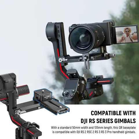 Набор быстросъемных пластин Neewer CA026 для подвесок DJI RS