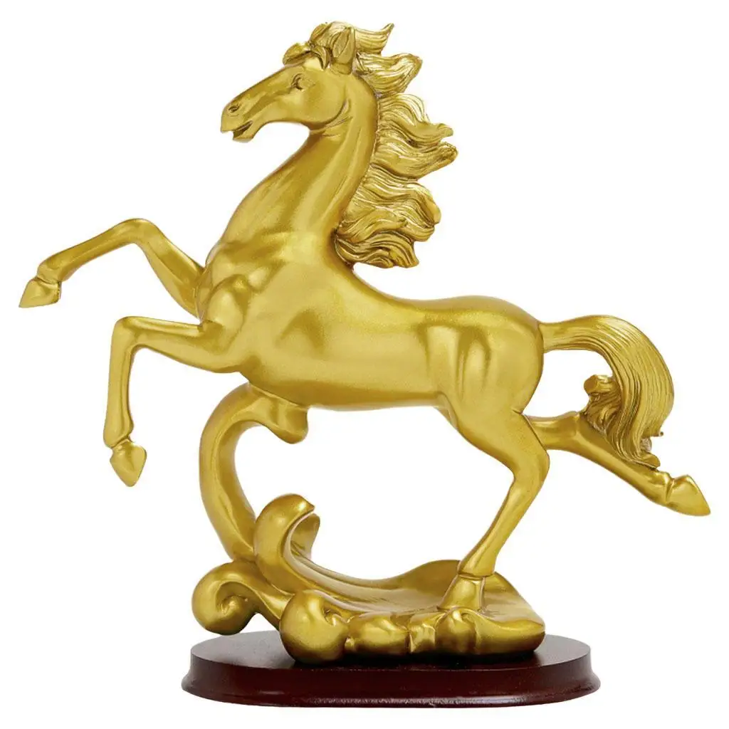 

Decorative Horse Statue Sculpture Figure Art for Shopwindow Desk Ornament A