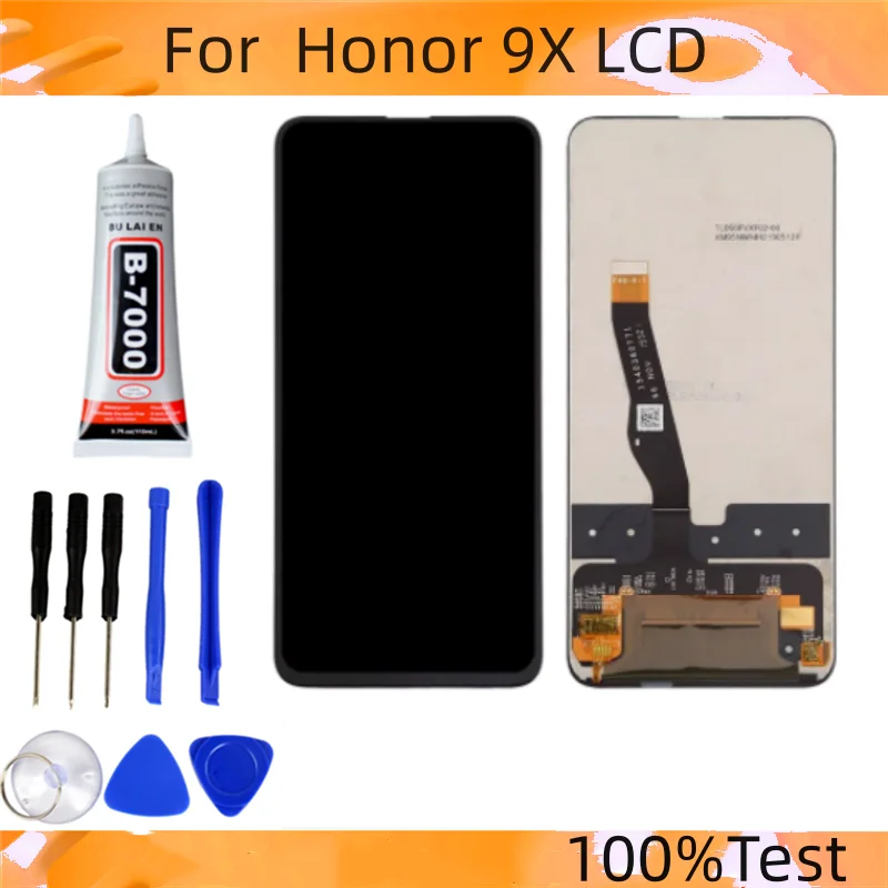 6 59 &quotтест для Huawei Honor 9X ЖК-дисплей STK-LX1 дигитайзер сенсорного экрана в сборе Global