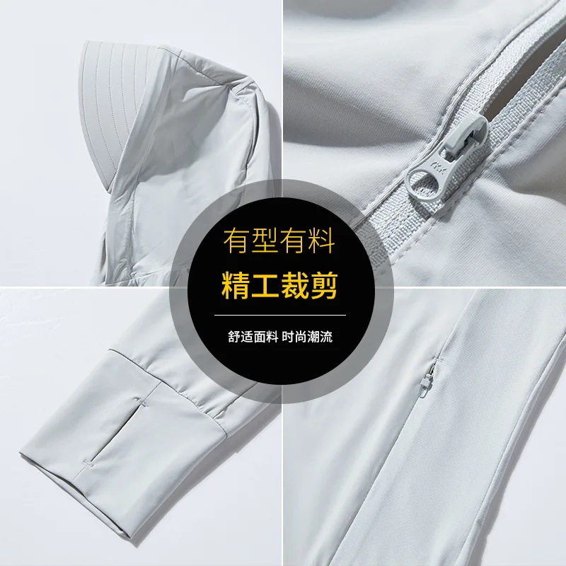 Мужская быстросохнущая рубашка с защитой от солнца UPF 50 + карманами