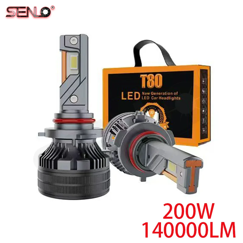 Лампы для противотуманных фар H4 светодиодный 200W 140000LM H7 H11 H1 HB3 9005 9006 HB4 3570 CSP