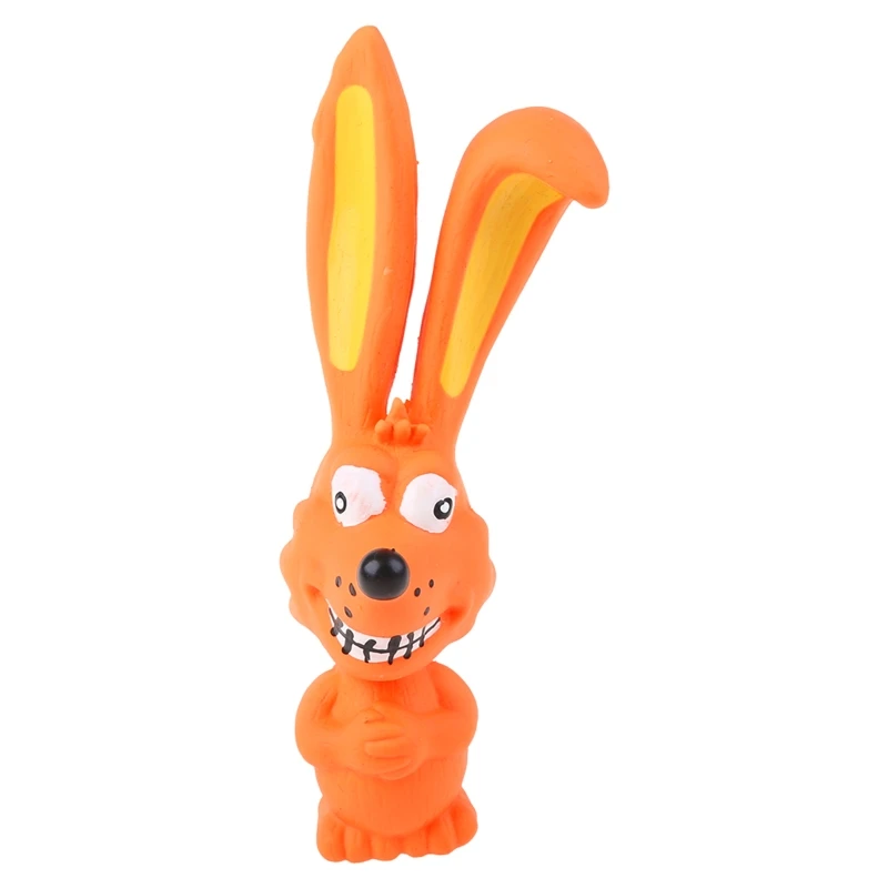 

Latex Rabbit Toy Houshold Pet Small Dog Teething Health Care Accessory for Little Pets Eating Chewing Training Gadget