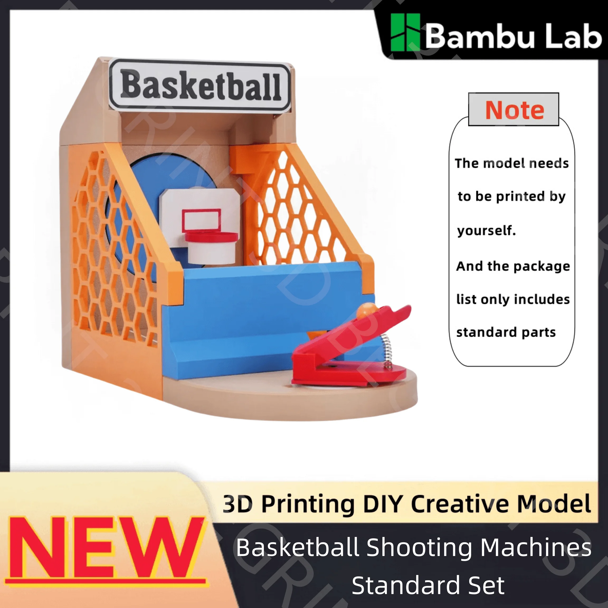 Лабораторная 3D-печать Bambu креативная модель для самостоятельной сборки машины