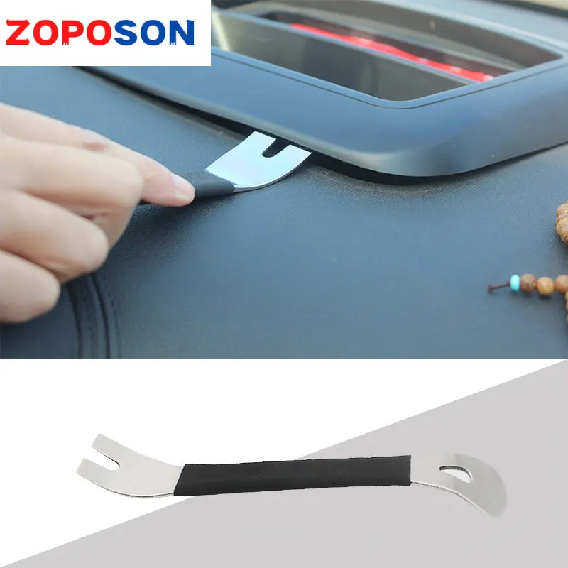 

Metal Auto Dashboard Trim Removal Tools Stainless Steel Horizontal Pry Door Panel Terminal Fastener Driver Repair Appliances