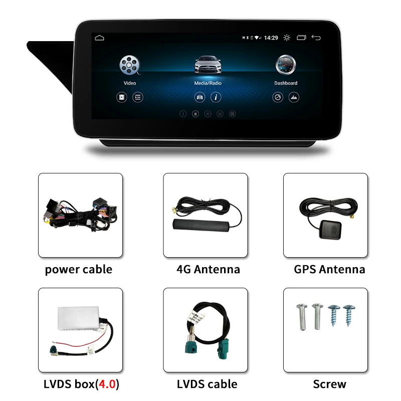 Фото Заводская цена, 8-ядерный Android автомобильный Apple Carplay для Mercedes Benz E Class W212, автомобильный видеоплеер, навигация, мультимедийный экран №4