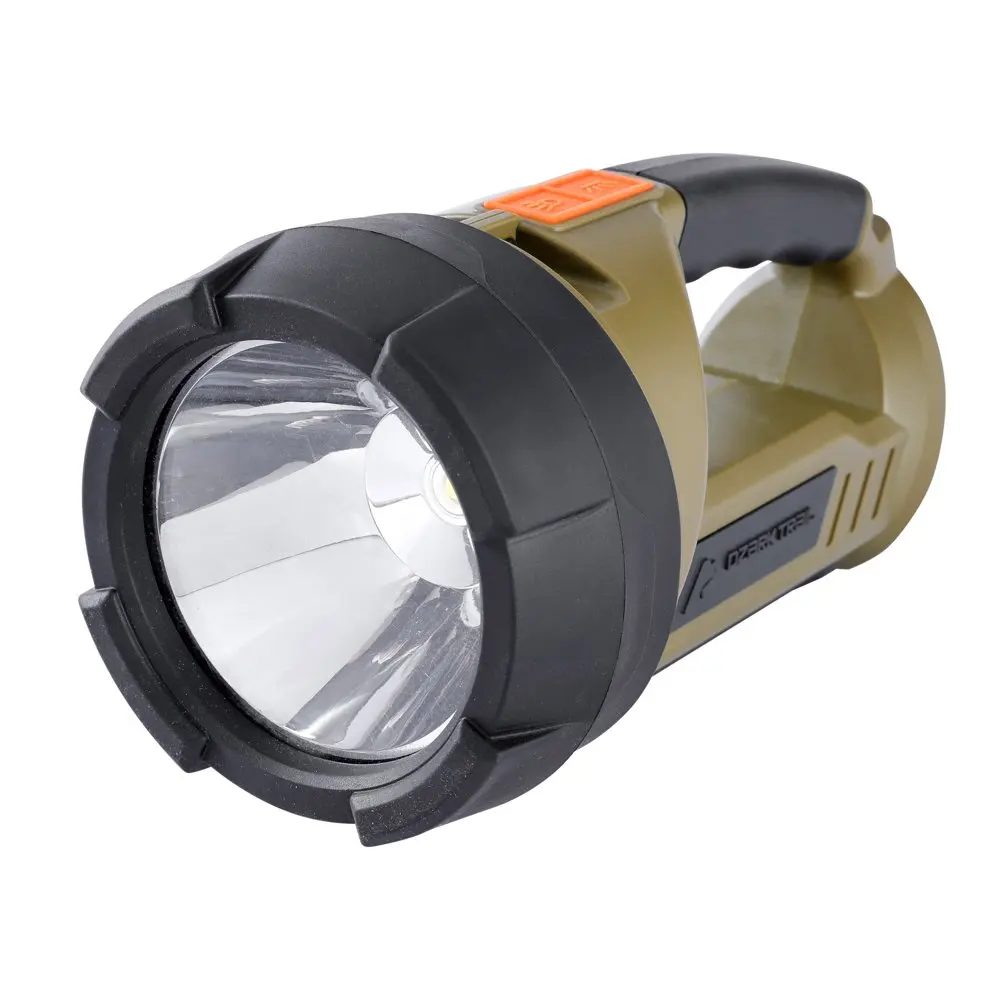 

2000 Lumen Dual LED Rechargeable Spotlight with 5000 mAh Power Bank, Olive
