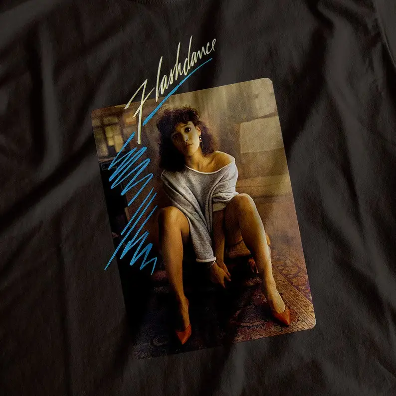 Flashdance Адриан Лийн Дженнифер Билс 1983 г. — футболка с принтом ретро-фильма HQ