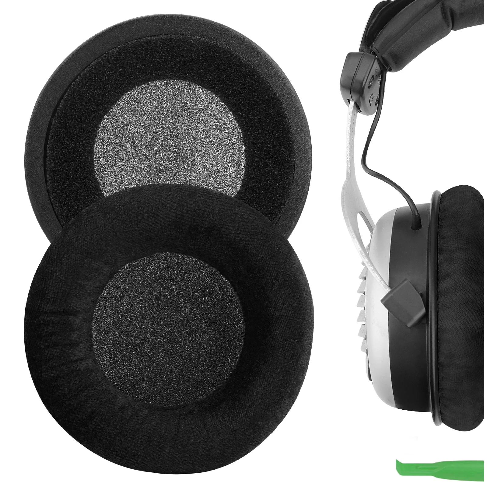 

Geekria Earpads for Beyerdynamic DT990 DT880 DT860 DT797 DT790 DT770 DT440 RSX700 Replacement Headphones Comfort Velour Ear Pads