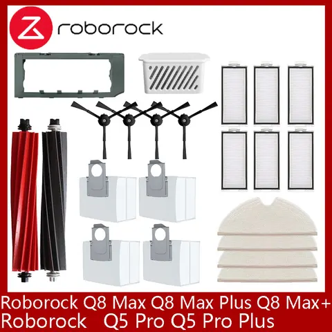 Боковая щетка Roborock Q8 Max для эффективной уборки — детальный вид товара