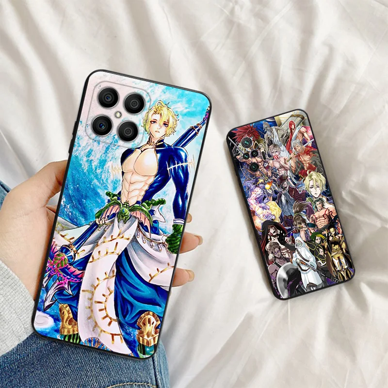 Мягкий противоударный чехол для телефона Honor X7b X6 70 90 X8 b X9A X9B Magic5 Pro с записью Ragnarok