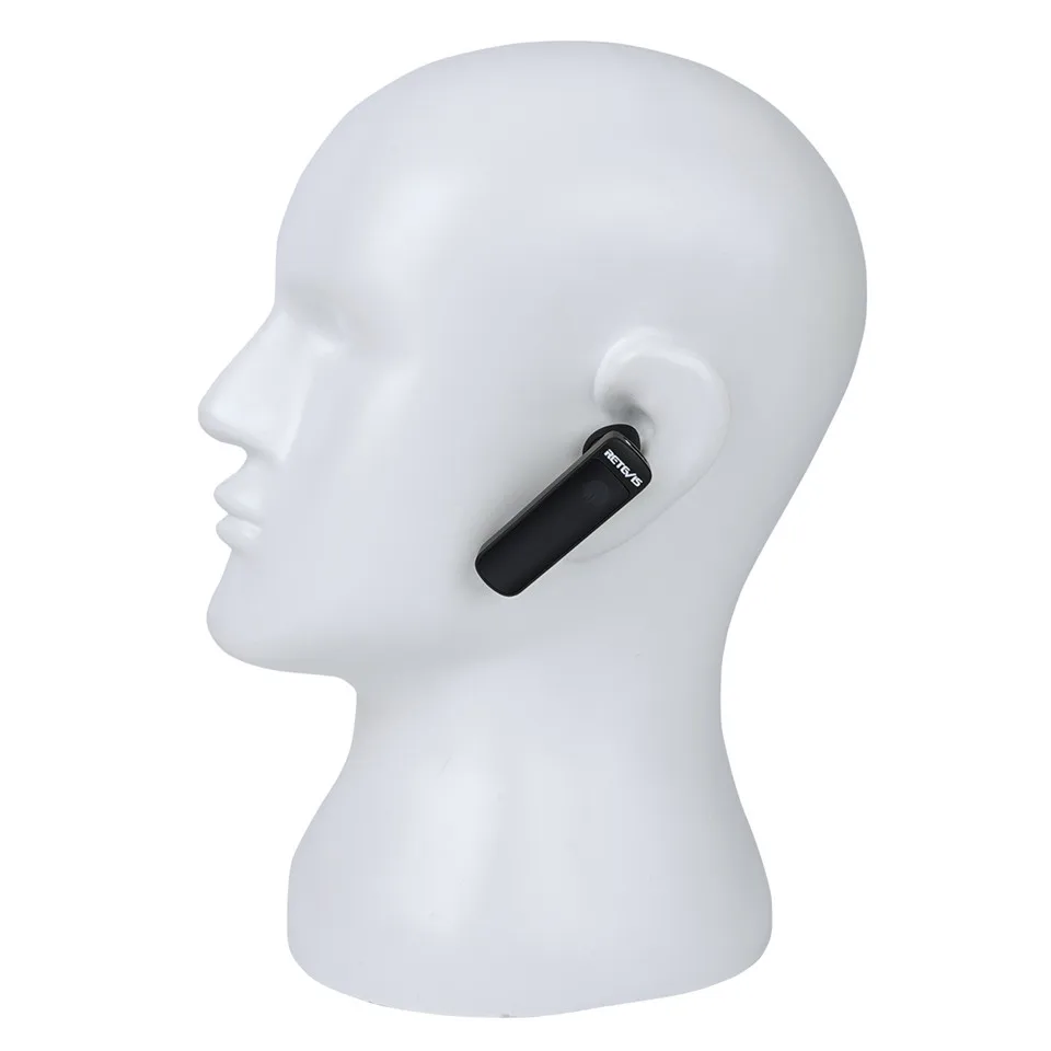 Retevis EWN001 Wireless Bluetooth Earphone USB Type C Charger Dual PTT VOX Bluetooth Headset for RB637 Walkie Talkie Smart Phone